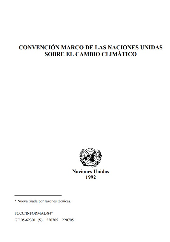  Convención Marco de las Naciones Unidas sobre el Cambio Climático